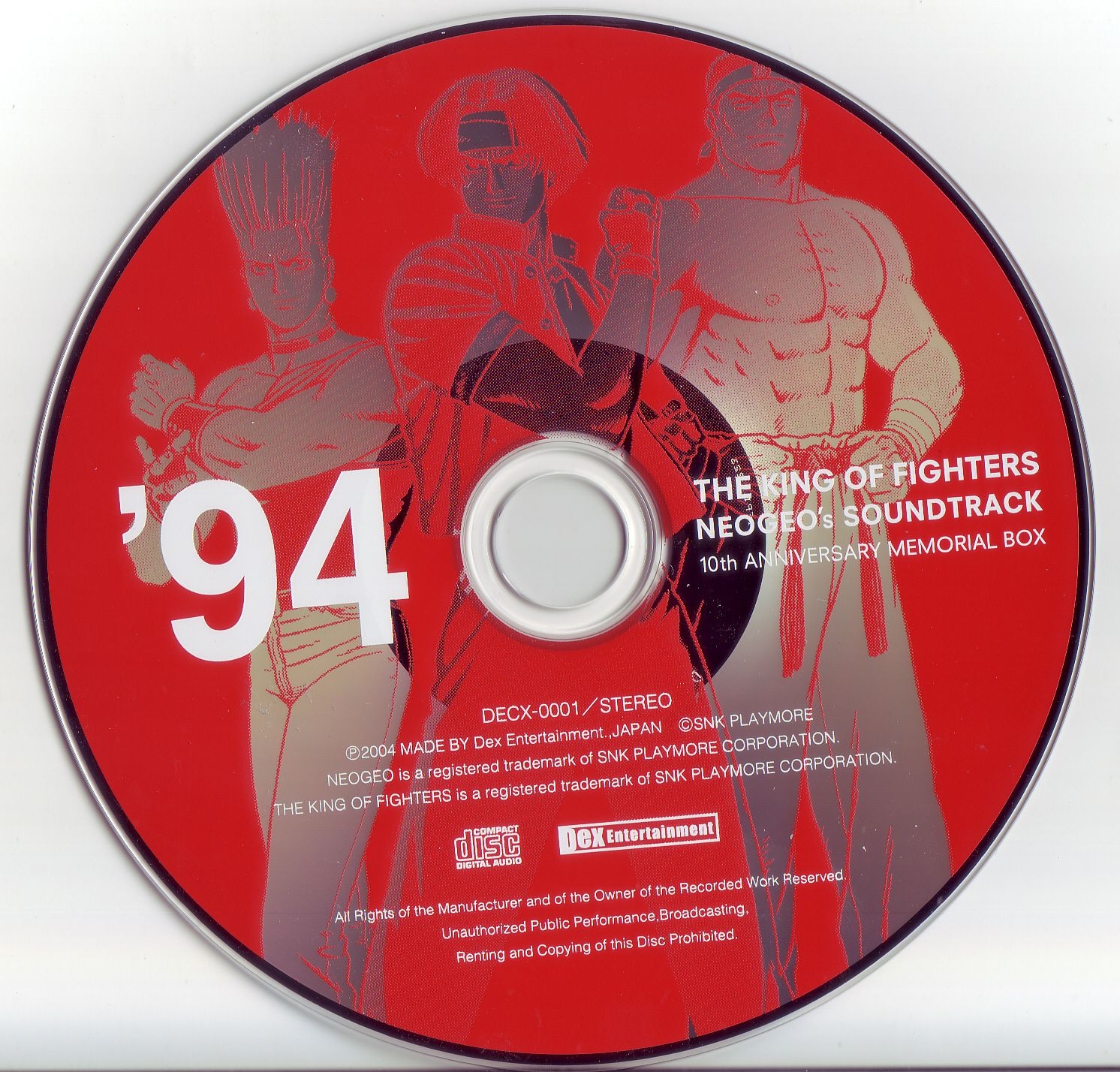 THE KING OF FIGHTERS NEOGEO's SOUNDTRACK 10th Anniversary